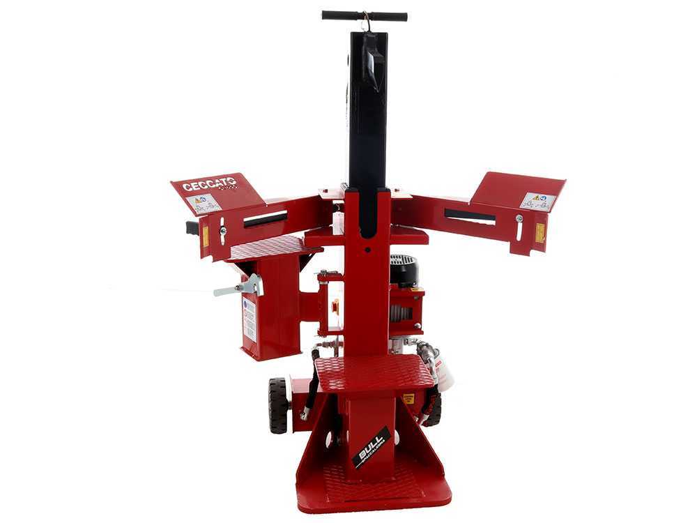 Ceccato Olindo BULL SPLE12 FDPT elektrische houtklover, 12 ton, verticaal, detail 2