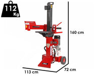 Ceccato Olindo BULL SPLE6LT elektrische houtklover, 6 ton, verticaal, detail 1