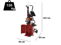 Ceccato Olindo SPLE10POLT elektrische houtklover, 10 ton, detail 1