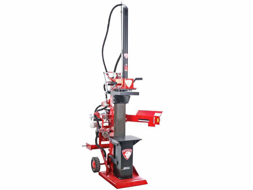 Ceccato Olindo SPLET13TLT elektrische houtklover, 13 ton, verticaal, detail 2