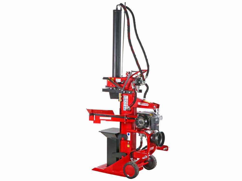 Ceccato Olindo SPLET20 elektrische houtklover, 20 ton, verticaal, detail 2