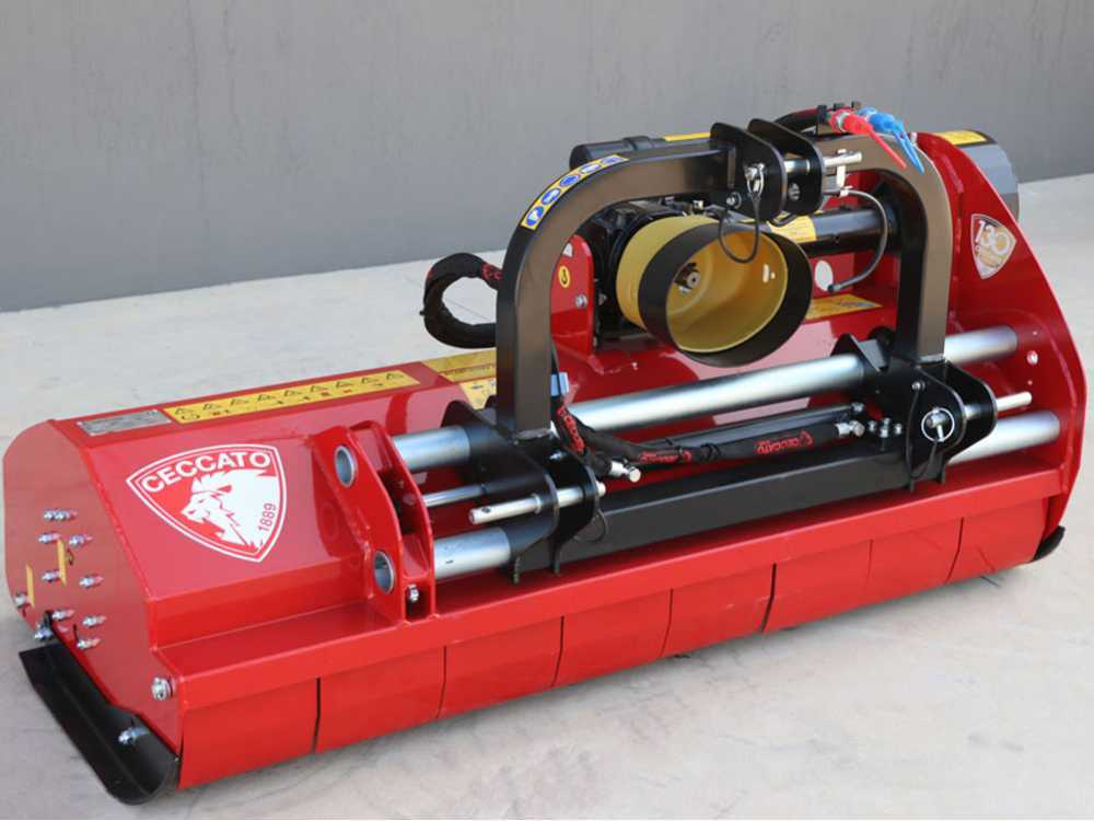 Ceccato Olindo Trincione 380 klepelmaaier 180 cm, hydraulisch verschuifbaar, detail 2