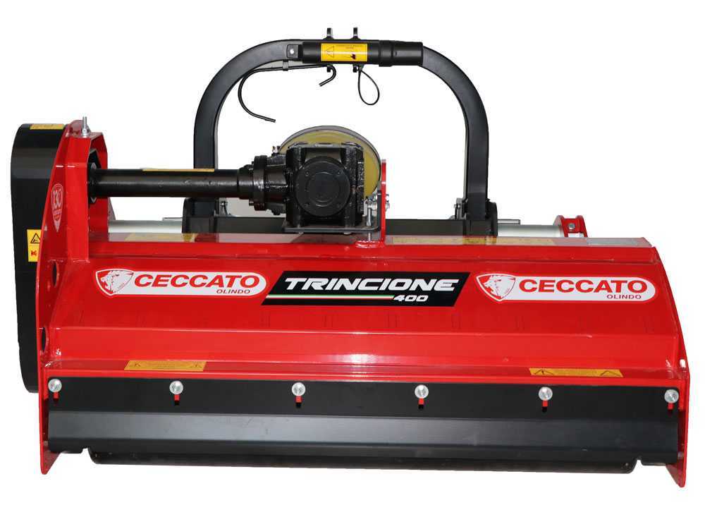 Ceccato Olindo TRINCIONE 400 4T1400M klepelmaaier 140 cm, handmatig verschuifbaar, detail 2