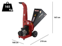 Ceccato Olindo Triton Big elektrische hakselaar, takken tot 80 mm, 400 V, detail 1