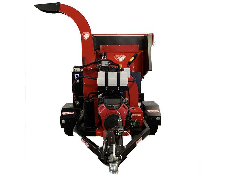 Ceccato Olindo Triton Mega Monster benzine hakselaar, takken tot 150 mm, op wielen, detail 2