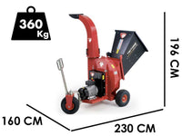 Ceccato Olindo Triton Monster elektrische hakselaar, takken tot 100 mm, 400 V, detail 1