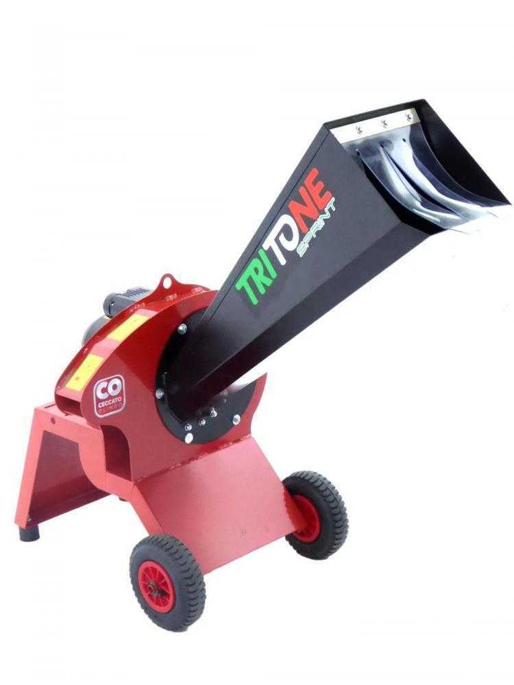 Ceccato Olindo Tritone Bio Sprint elektrische hakselaar, takken tot 35 mm, detail 2