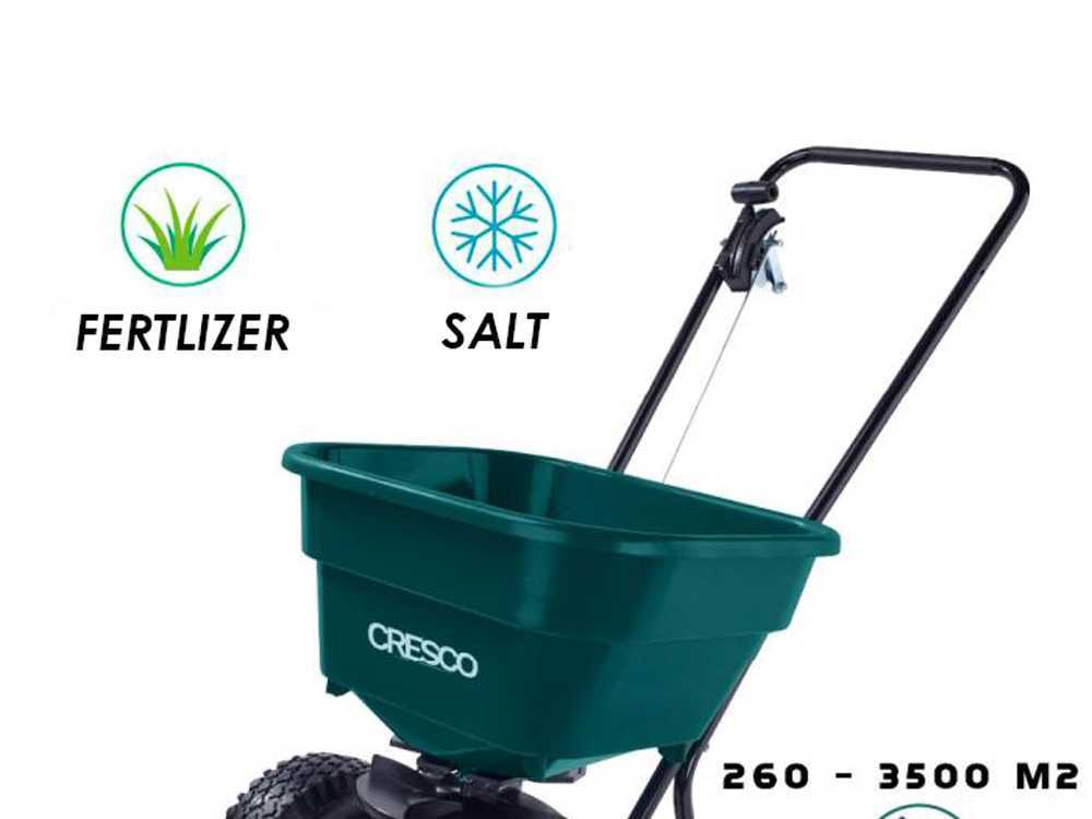 Zaai- en strooiwagen Cresco 20 SW, 45 liter, detail 2