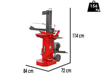Docma SF100 aftakas houtklover, 8,15 ton, verticaal, detail 1