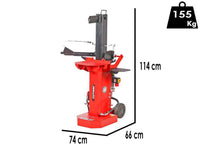 Docma SF100 Rapid 380/4 XX elektrische houtklover, 8,15 ton, verticaal, detail 1