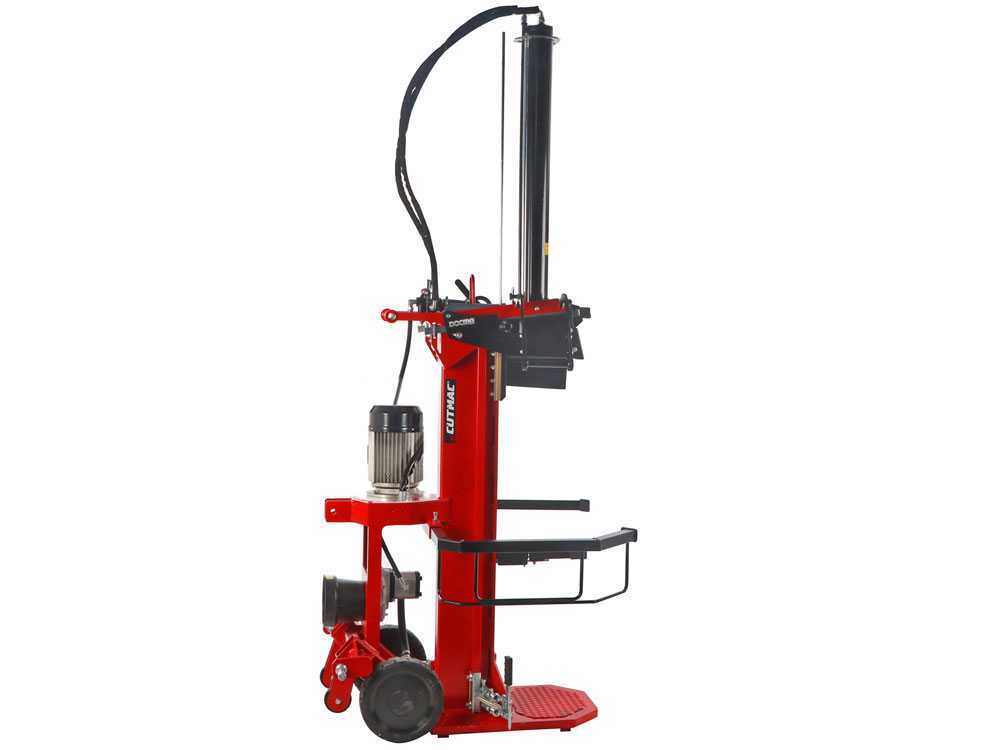 Docma SF130 380 + elektrische houtklover, 13 ton, verticaal, detail 2