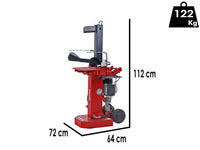 Docma SF80 Rapid 220 XX elektrische houtklover, 8 ton, verticaal, detail 1