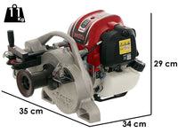 Docma VF900-4 Nippon benzine lier, detail 1