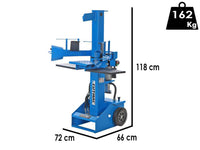 Docma Doma Svg 1000 Rapid 220 Plus elektrische houtklover, 8,15 ton, verticaal, detail 1