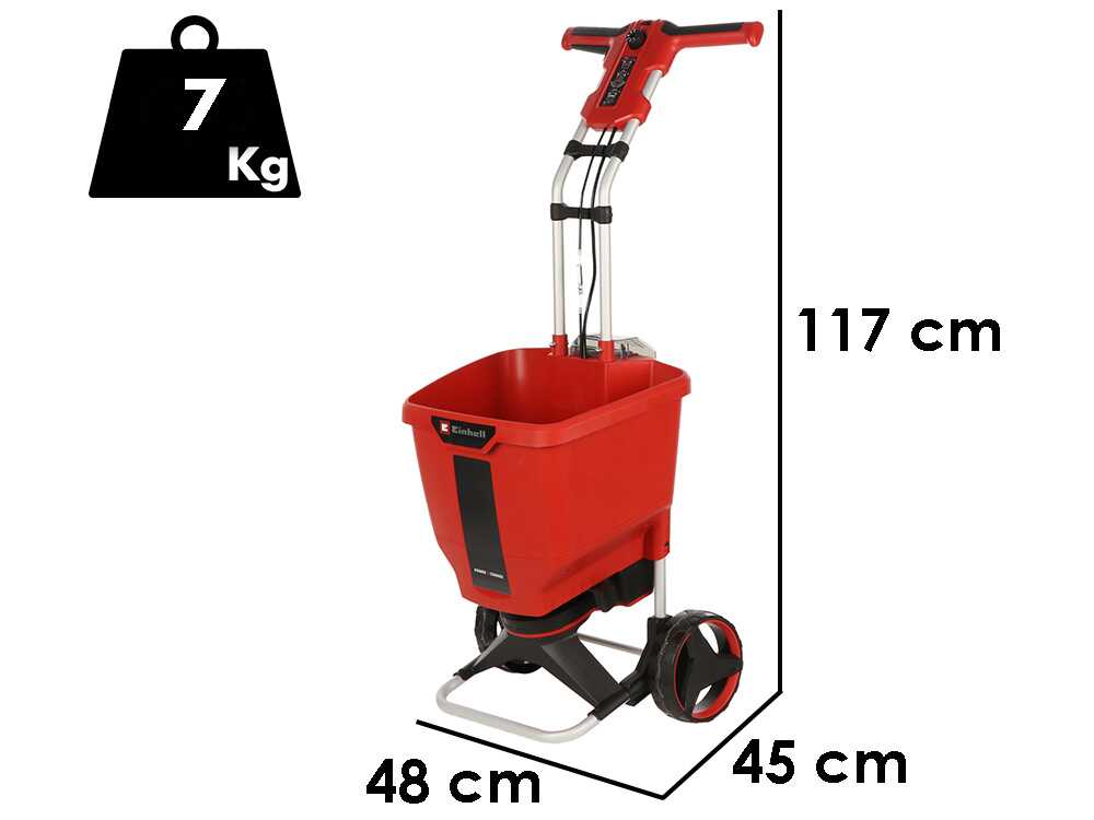Accu strooier Einhell GE-SR 18/22 Li, 18 V 4 Ah, 22 liter, detail 1