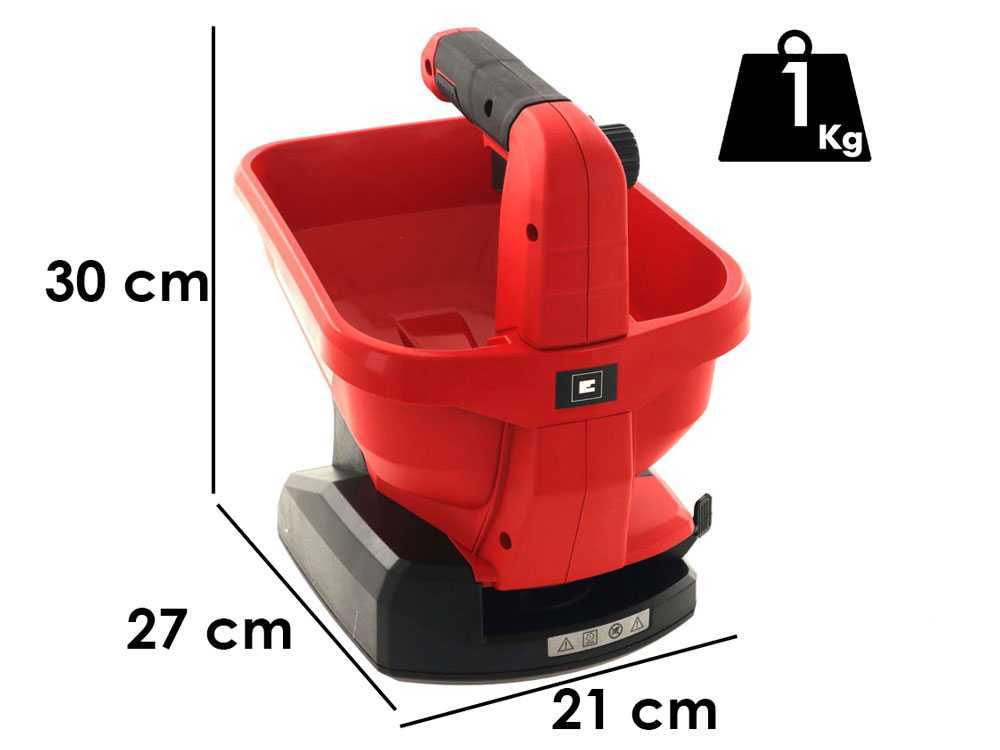 Accu strooier Einhell GE-US 18 Li, zonder accu, 3,3 liter, detail 1