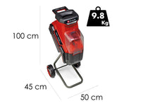 Einhell REDAXXO 36/25 accu hakselaar, takken tot 25 mm, 36 V 5,2 Ah, detail 1