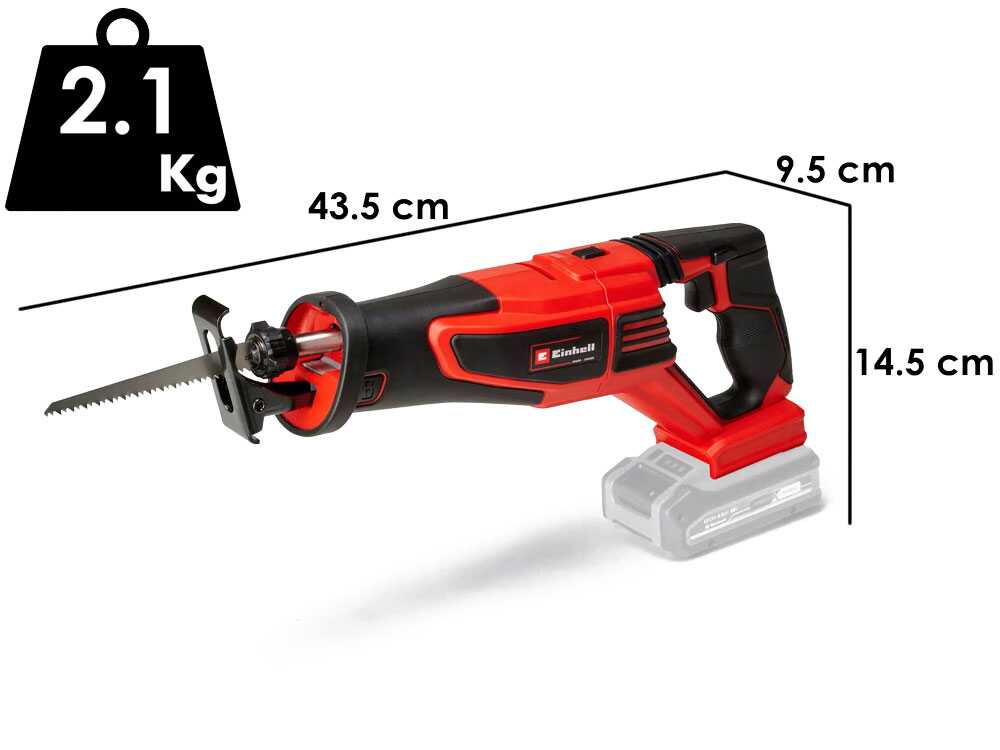 Einhell TP-APP 18/28 Li BL accu reciprozaag, 18 V 2,5 Ah, detail 2