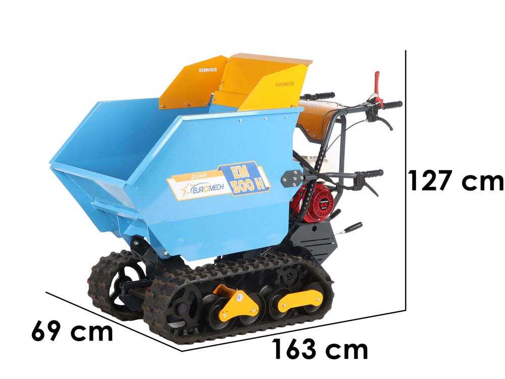Rupsdumper laadvermogen 500 kg EuroMech EM500H, detail 1