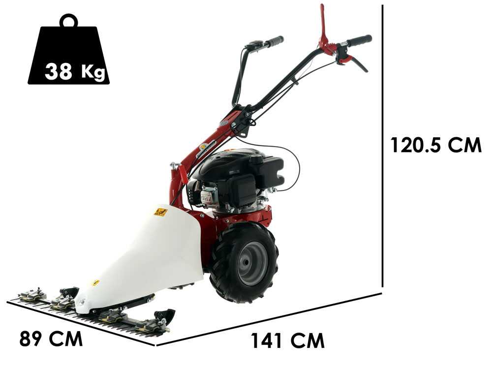 Balkmaaier 87 cm Eurosystems M210, motor Loncin LC1P65FE, detail 1