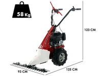 Balkmaaier 87 cm Eurosystems Minieffe RM, motor Loncin L200 OHV, detail 1