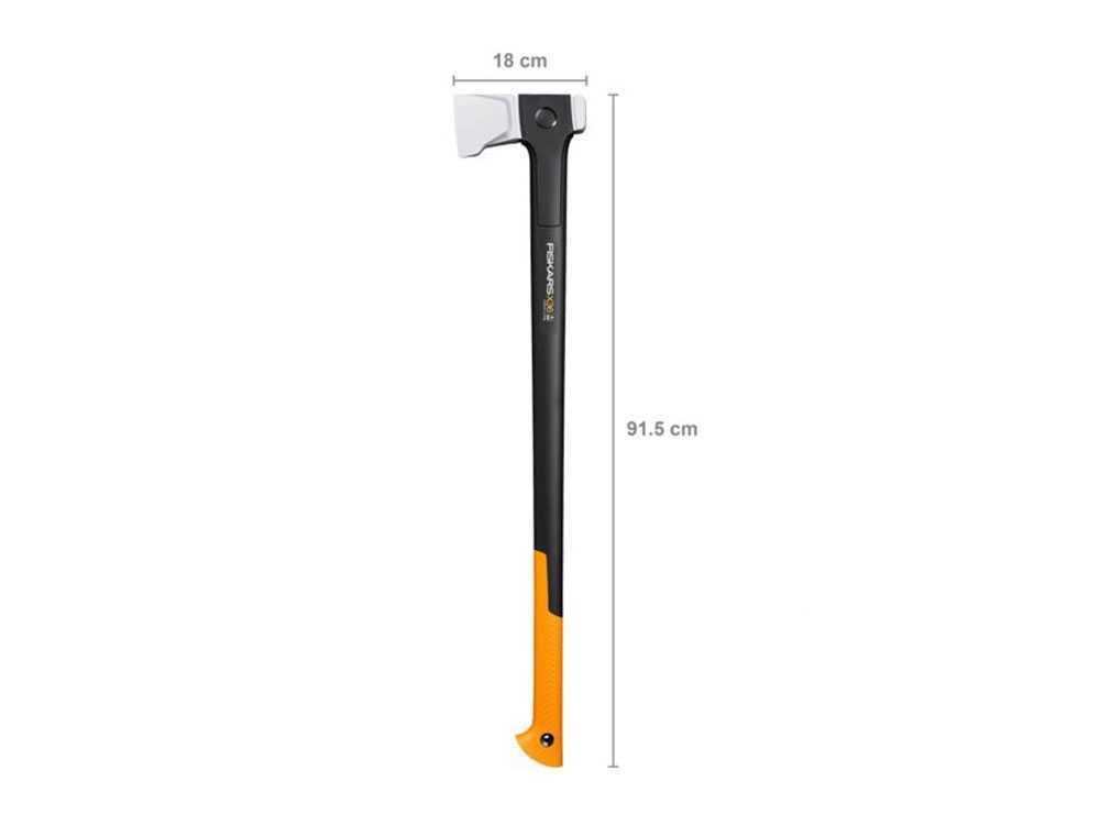 Fiskars X36 kloofbijl, 91,5 cm, blad L, detail 2
