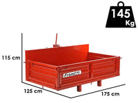 Francini P 170 transportbak voor de trekker, detail 1