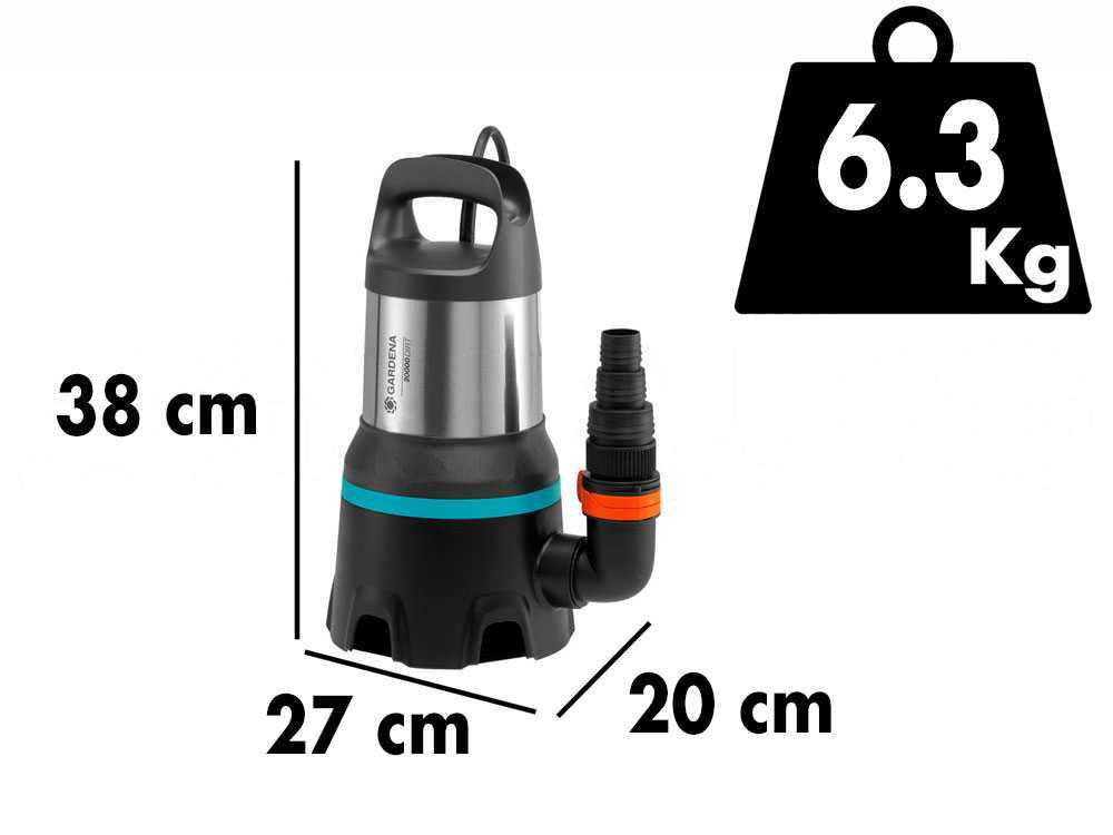 Gardena 20000 Aquasensor dompelpomp voor vuil water, detail 1