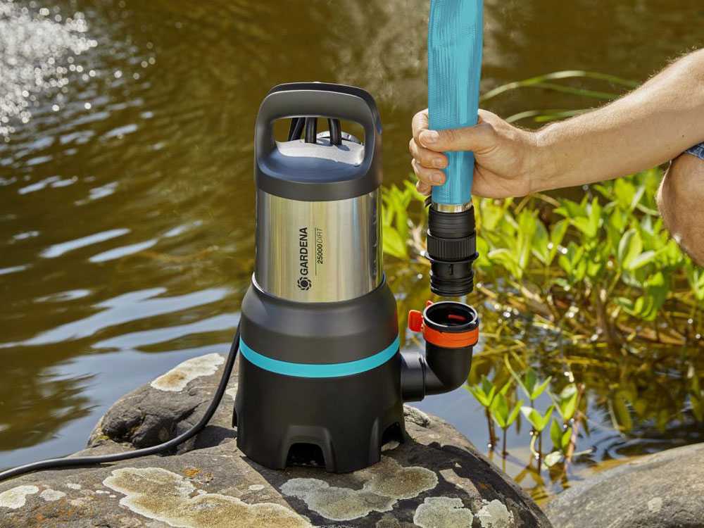 Gardena 25000 dompelpomp voor vuil water, detail 1
