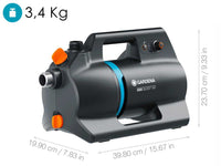 Gardena 3000 Silent 18V P4A tuinpomp, 18 V 4 Ah, detail 1