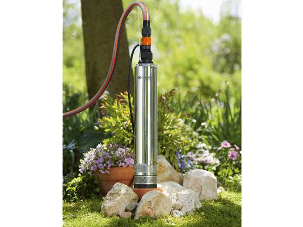 Gardena 5500/5 Inox bronpomp, detail 1