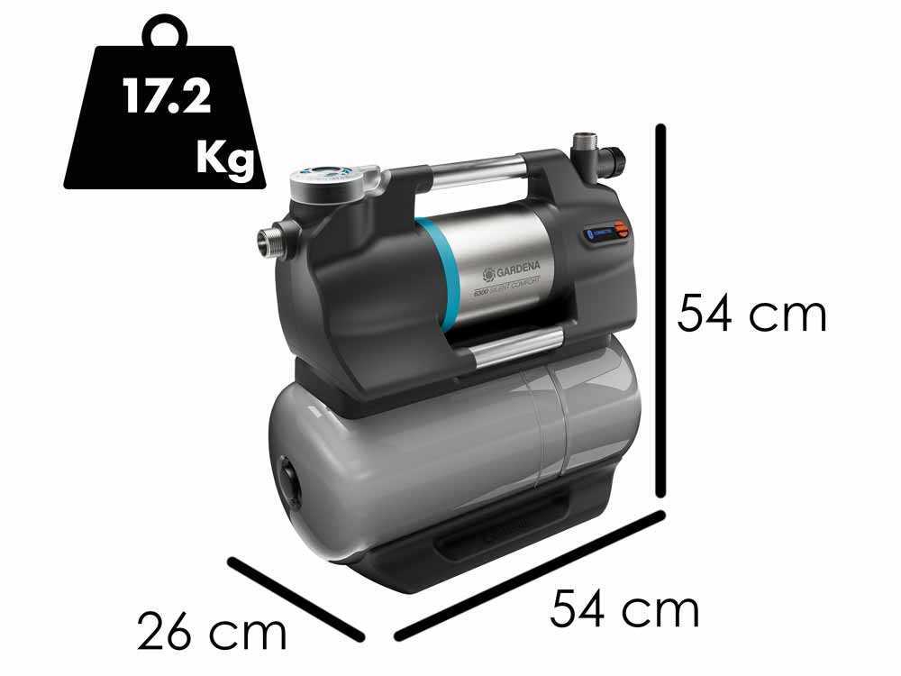 Gardena 5600 SilentComfort hydrofoorpomp, detail 1