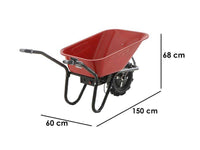 Accu motorkruiwagen laadvermogen 150 kg GeoTech CAR 150A, 24 V 12 Ah, detail 1