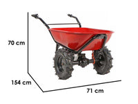 Accu motorkruiwagen laadvermogen 260 kg GeoTech CAR 260T-100, 40 V 6 Ah, detail 1