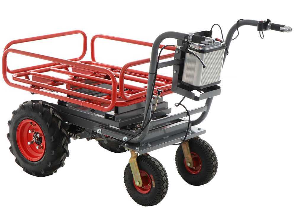 Accu motorkruiwagen laadvermogen 300 kg GeoTech CAR 300T-T PLUS, 40 V 6 Ah, detail 2