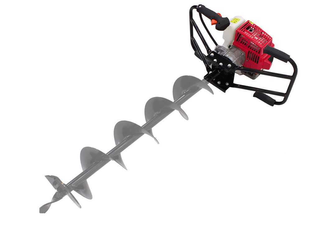 Benzine grondboor GeoTech EA 630, zonder boor, detail 2