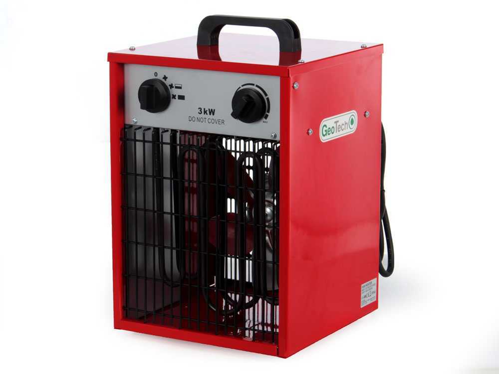 GeoTech EH 300 S elektrische heteluchtkanon 3 kW, 230 V, detail 2