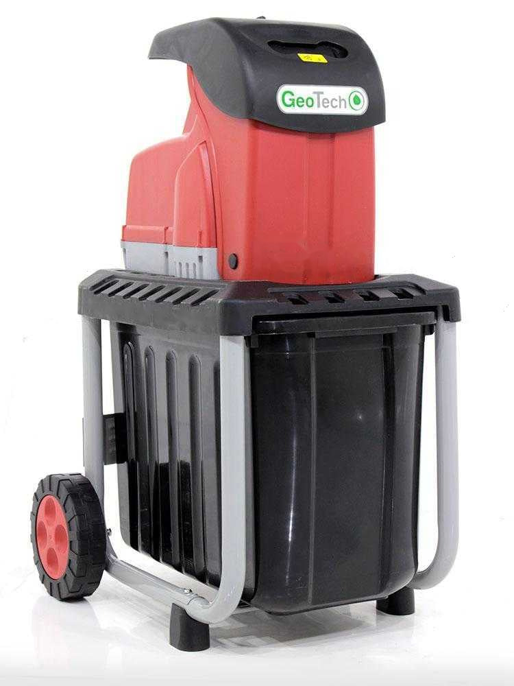 GeoTech ESB 2800 Blades elektrische hakselaar, takken tot 45 mm, detail 2