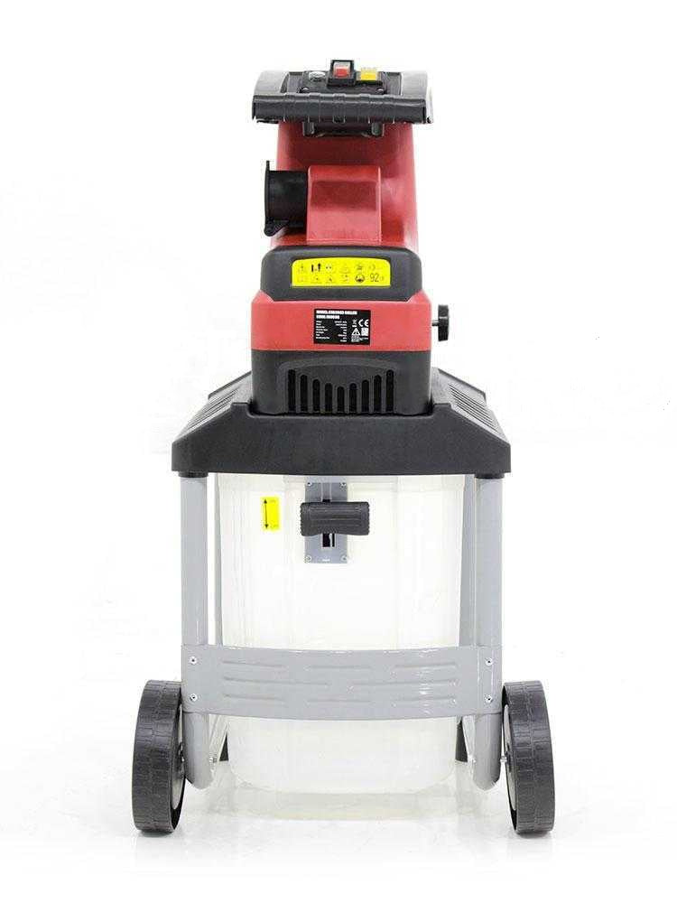 GeoTech ESB 2803 elektrische hakselaar, takken tot 45 mm, detail 2