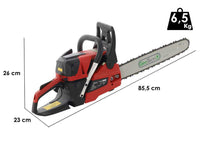 GeoTech GMS 52-45 benzine kettingzaag, zwaard 45 cm, detail 1