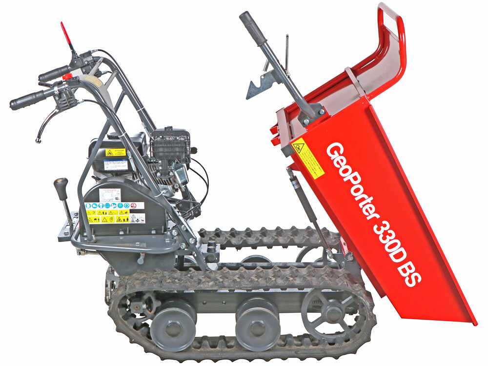 Rupsdumper laadvermogen 300 kg GeoTech Pro GeoPorter 330D BS, detail 2