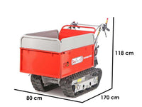 Motorkruiwagen laadvermogen 600 kg GeoTech Pro GeoPorter 630E, detail 1