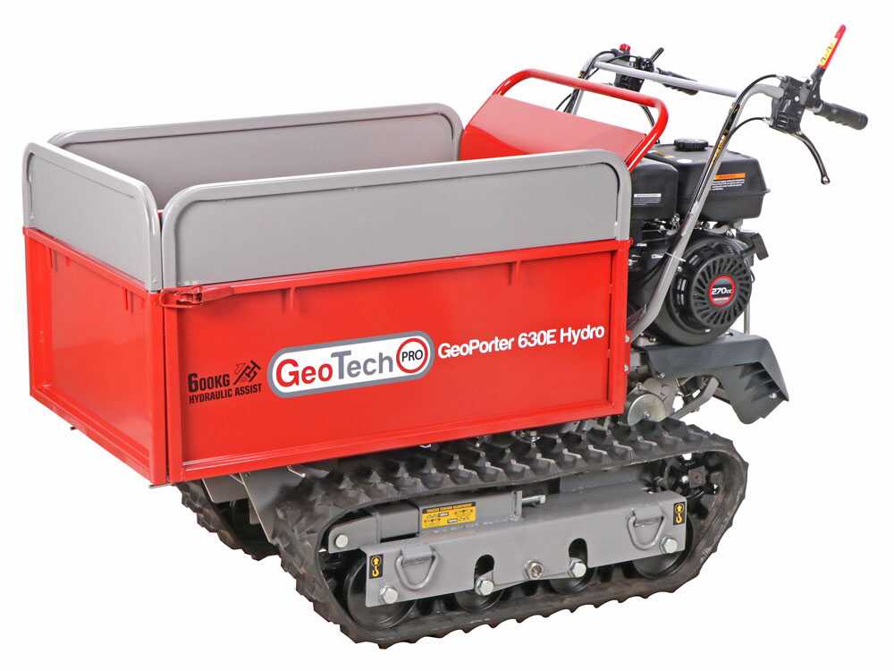 Rupsdumper laadvermogen 600 kg GeoTech Pro GeoPorter 630E Hydro, detail 2