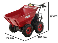 Motorkruiwagen laadvermogen 400 kg GeoTech Pro GEOTRAK 400, 4x4, detail 1
