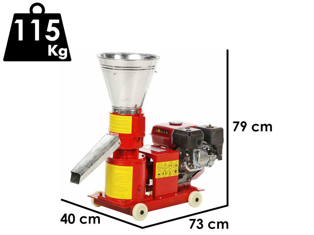 GeoTech Pro GWPM150 benzine pelletmachine, detail 1