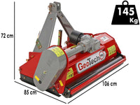GeoTech Pro LFM95 klepelmaaier 93 cm, detail 1