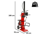 GeoTech Pro LSP 25-100VET aftakas houtklover, 25 ton, verticaal, detail 2