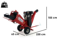 GeoTech Pro PCS 90 L benzine hakselaar, takken tot 75 mm, detail 1