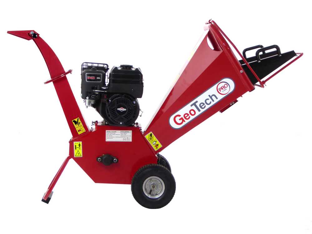 GeoTech Pro PCS70BS benzine hakselaar, takken tot 65 mm, detail 2