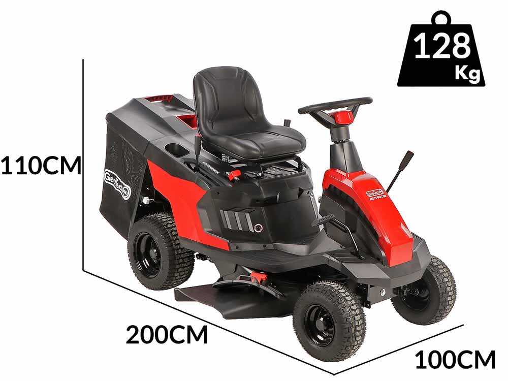 GeoTech Pro RM 75-660 CSM zitmaaier met opvangbak 66 cm, versnellingsbak, detail 1